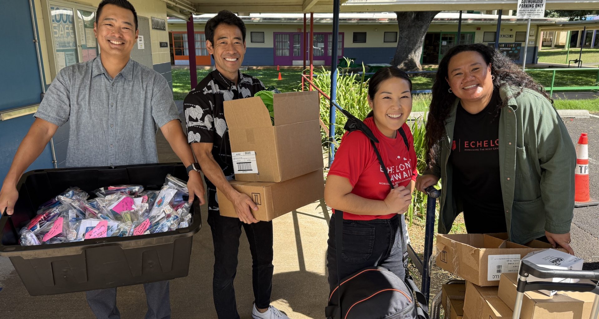 Echelon Hawaii's Red Pencil Project supports third graders in Oahu