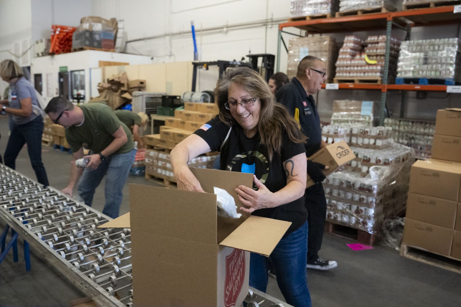 Blue Shield volunteers step up with The Salvation Army to serve those in need