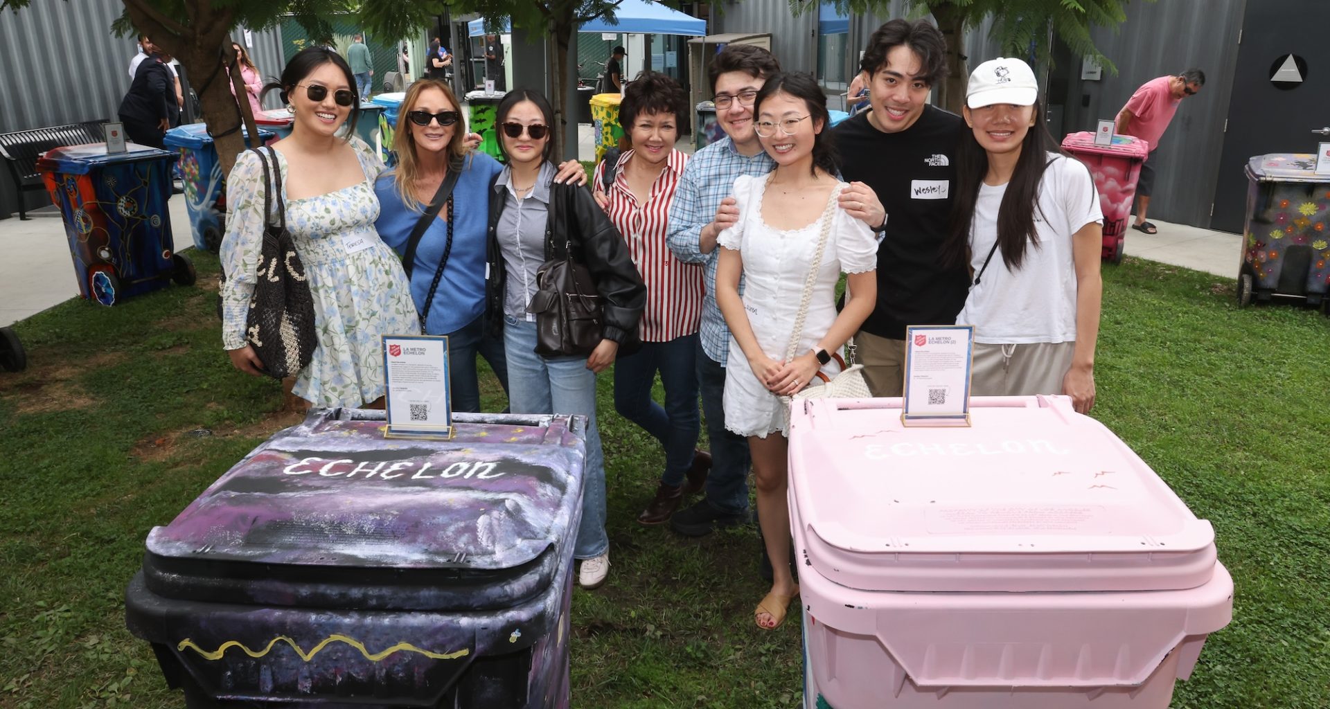 Artists transform Salvation Army storage bins for shelter fundraiser