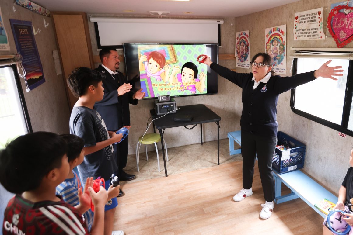 Santa Ana Salvation Army shares God's love via a motorhome ministry