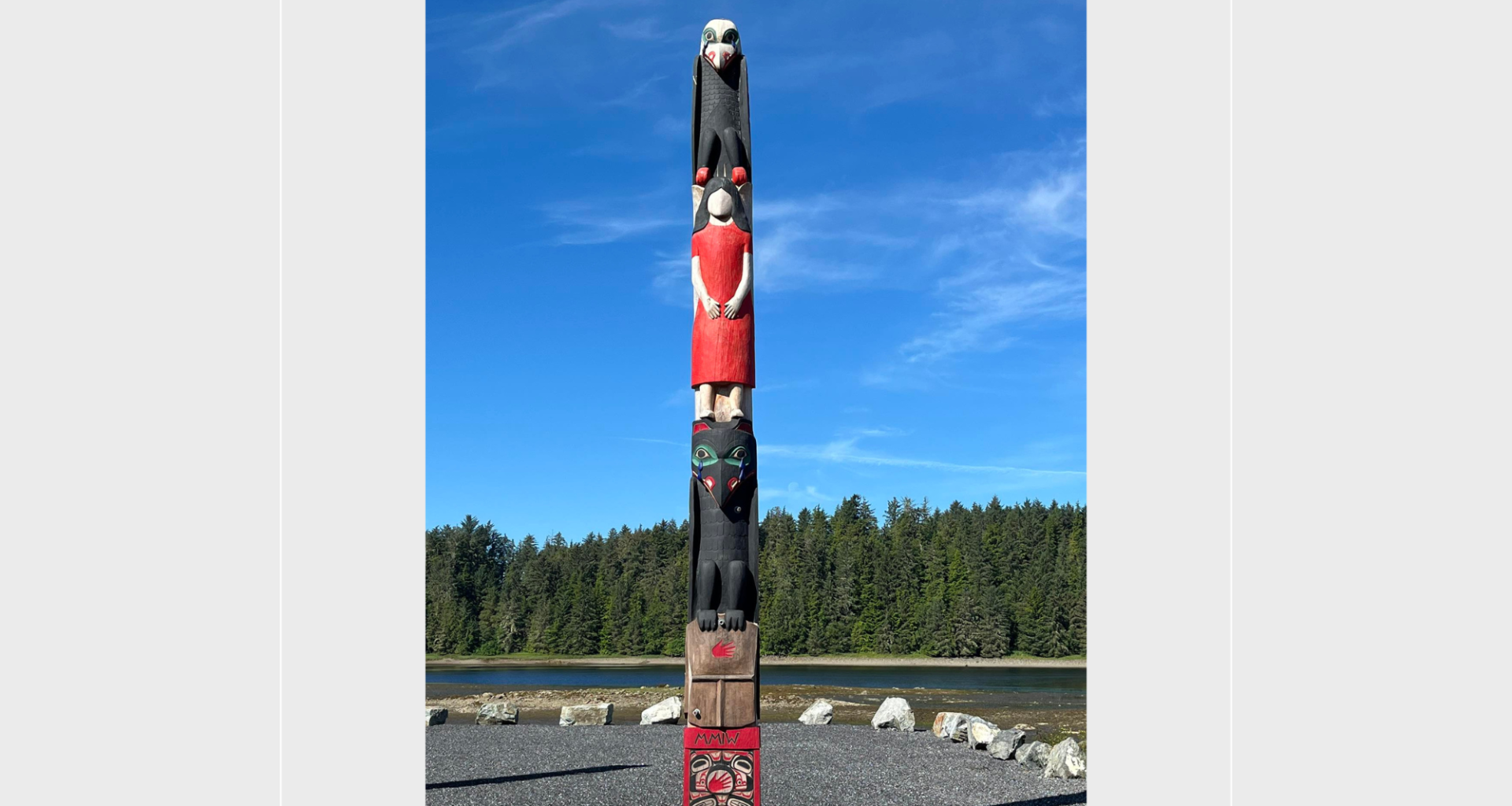 Totem pole carver finds strength from God, honors missing and murdered Indigenous women