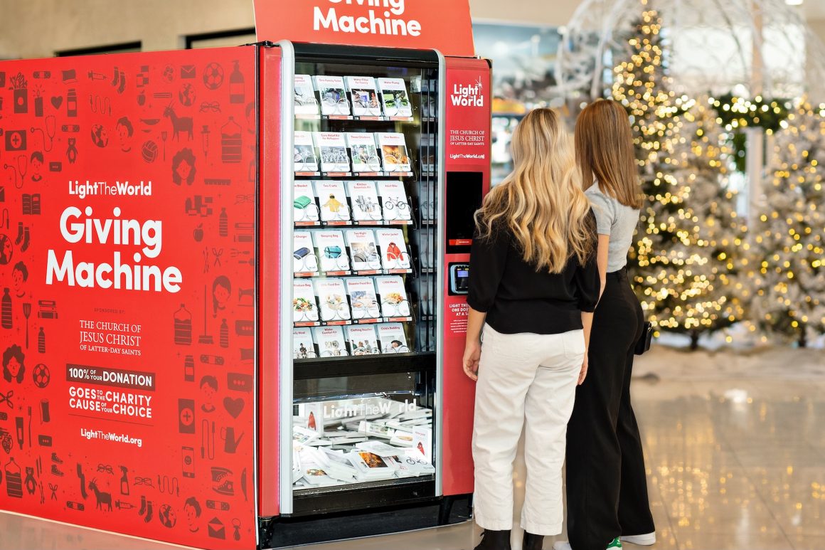 When giving comes from a vending machine