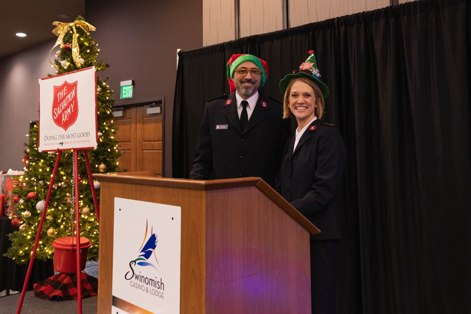 Christmas cheer and ugly sweaters light up the Anacortes Red Kettle Kickoff