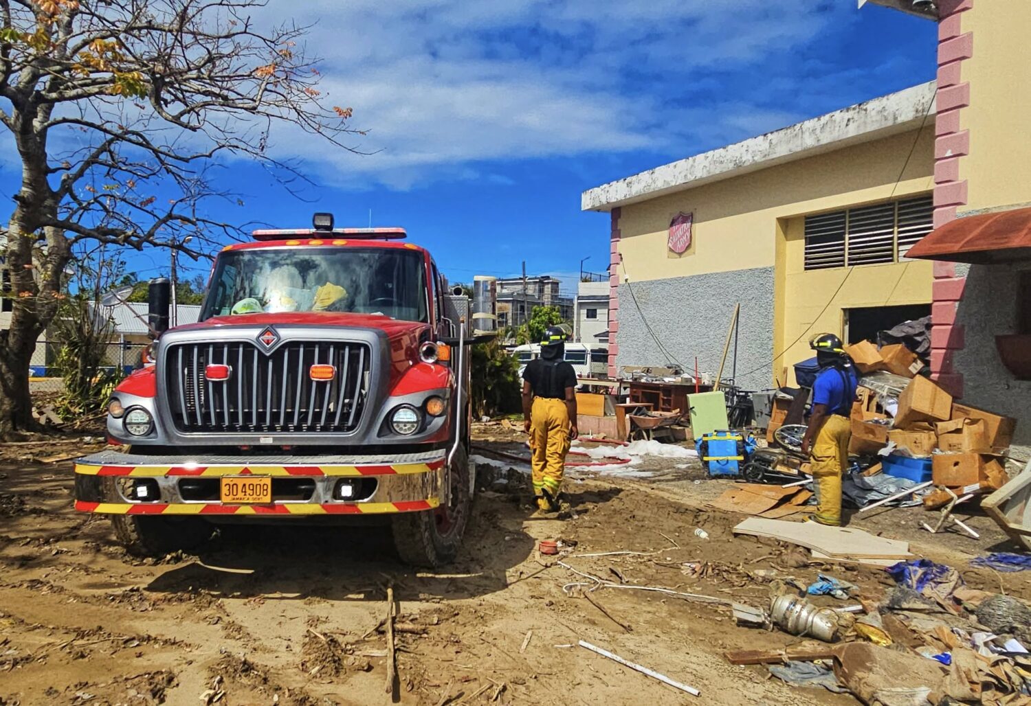 Responders join The Salvation Army's hurricane relief efforts in Jamaica