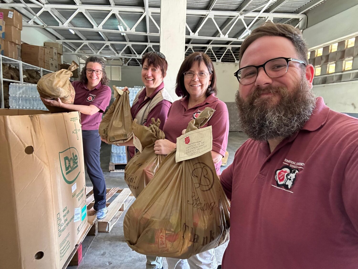 Responders join The Salvation Army's hurricane relief efforts in Jamaica