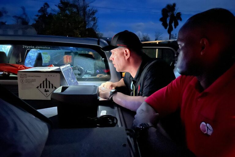 Responders join The Salvation Army's hurricane relief efforts in Jamaica