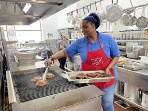 Salvation Army officers-in-training practice how to help amid disaster
