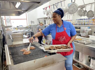 Salvation Army officers-in-training practice how to help amid disaster