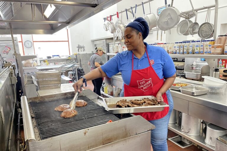 Salvation Army officers-in-training practice how to help amid disaster