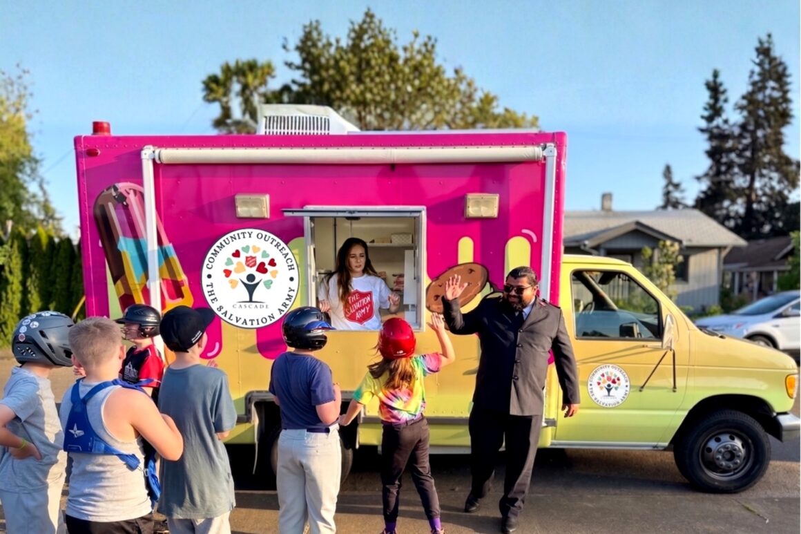 Salvation Army ice cream truck sparks joyful engagement