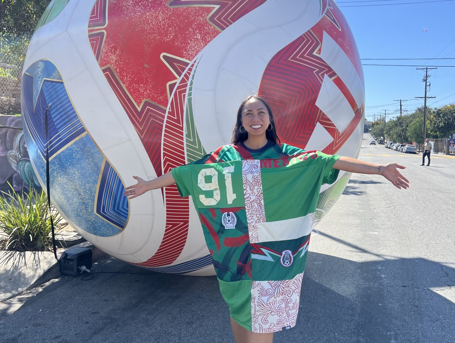 Designers create World Cup-inspired fashion from Salvation Army donations
