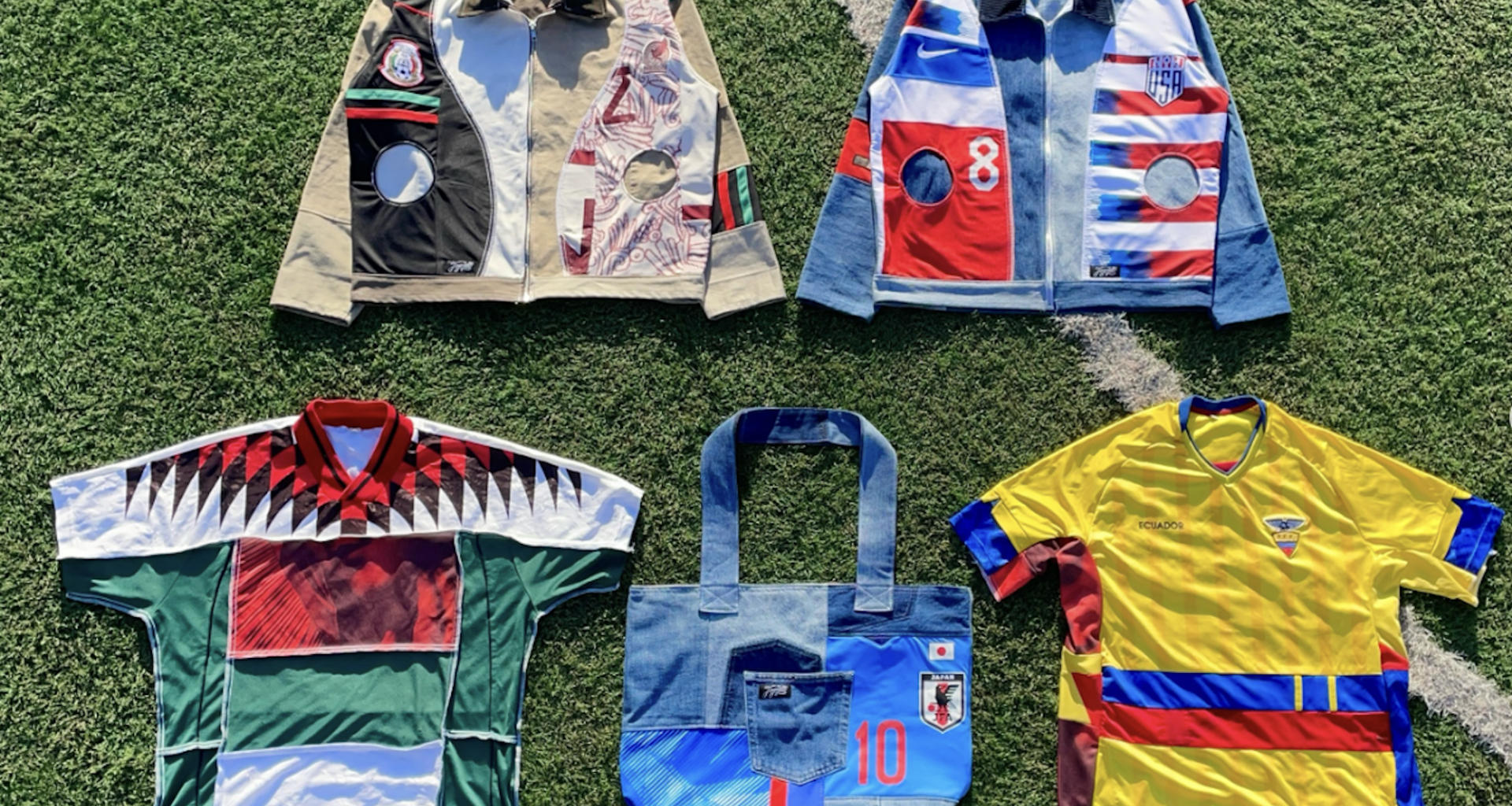 Designers create World Cup-inspired fashion from Salvation Army donations