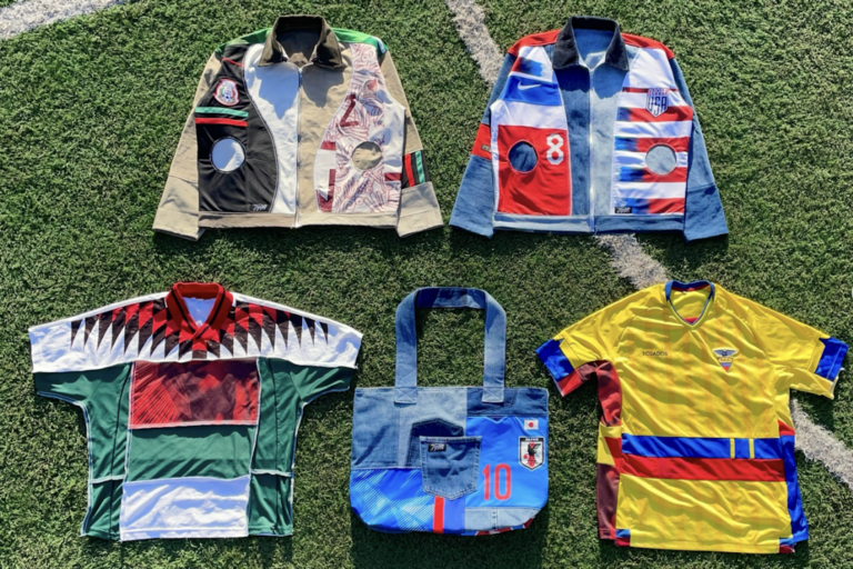 Designers create World Cup-inspired fashion from Salvation Army donations